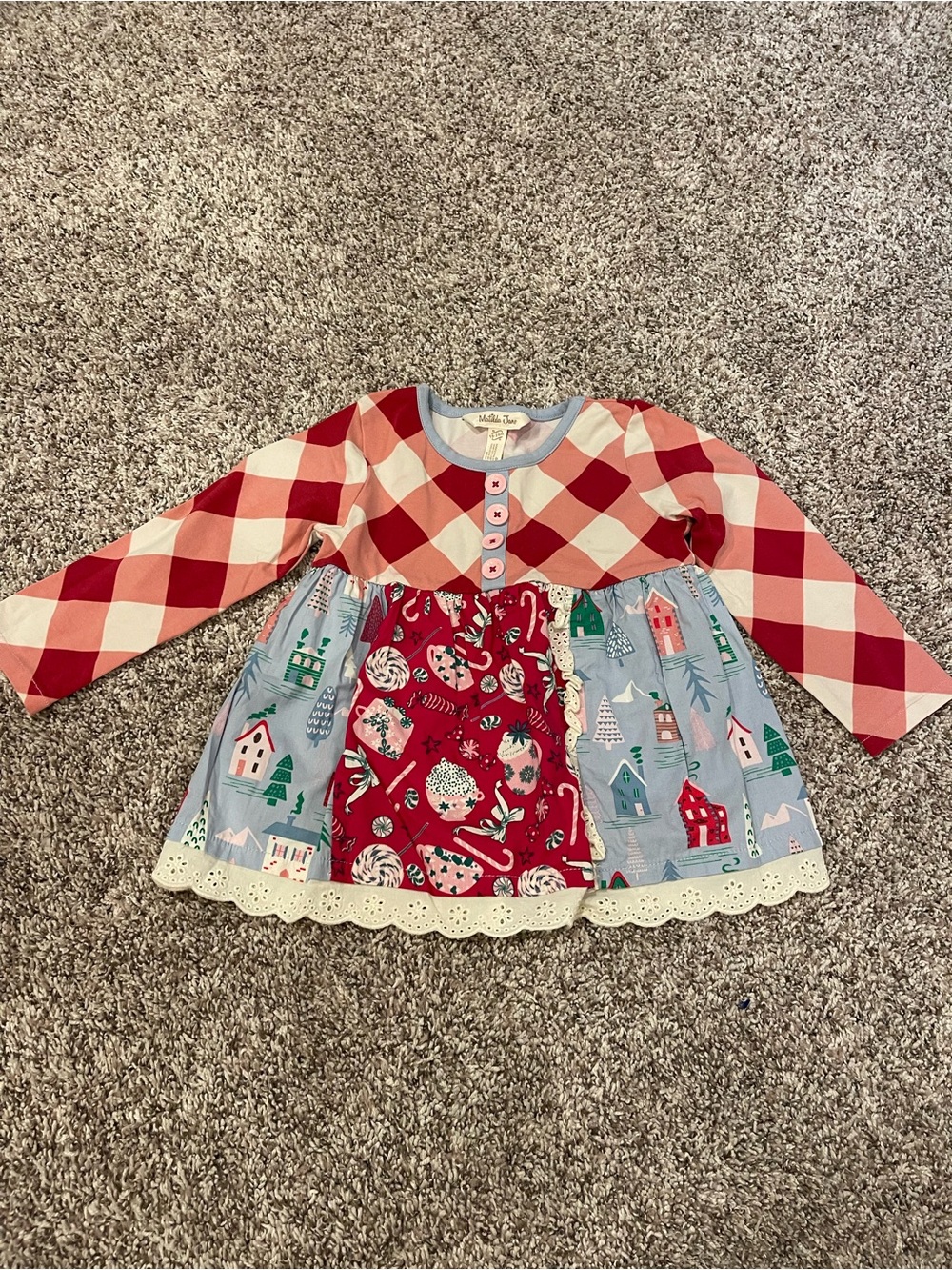 Matilda Jane “Land of Sweet” Holiday Tunic Girls Size 18-24months